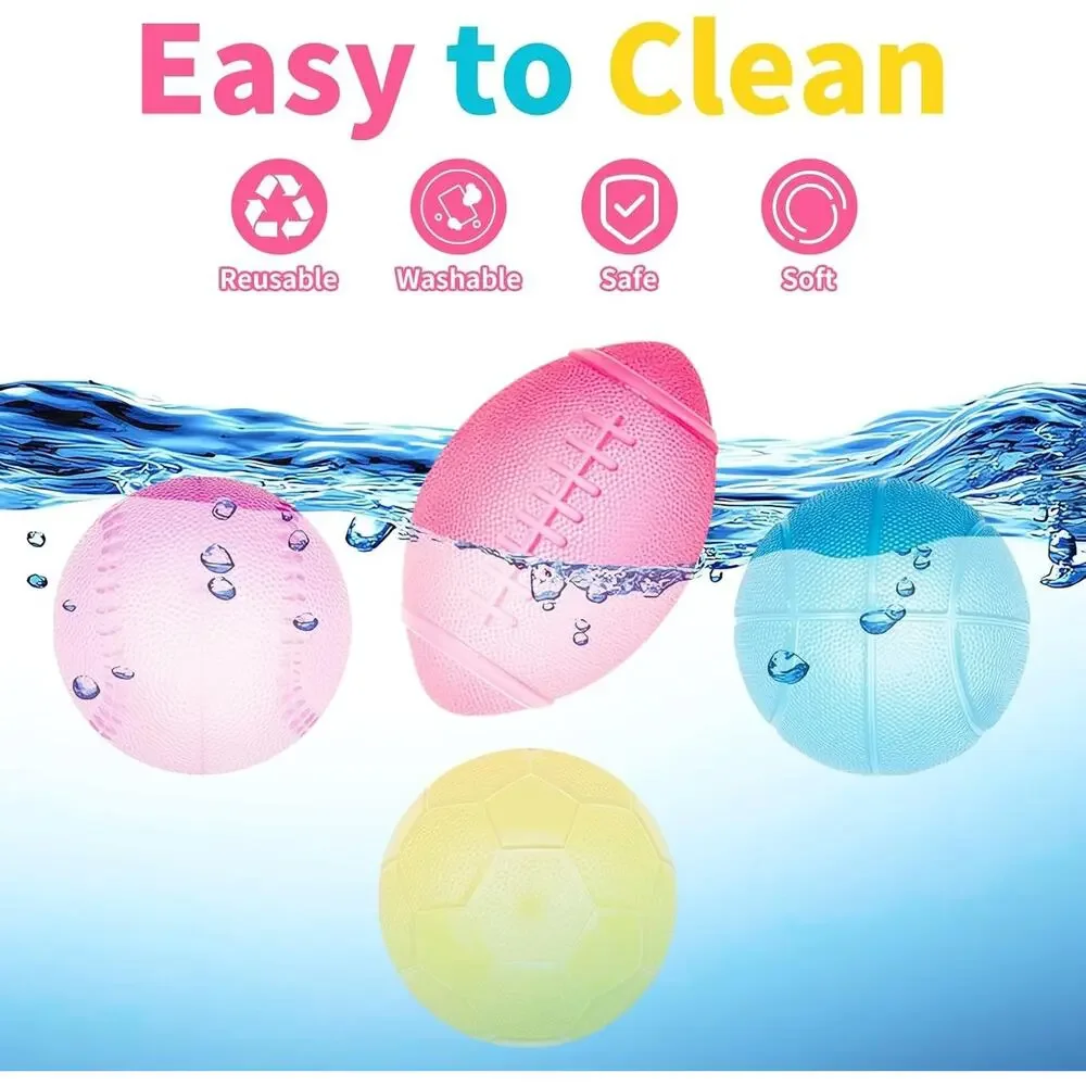 🔥Sports Ball Stress Relief Squeeze Toys 4 Pack BNWT🔥